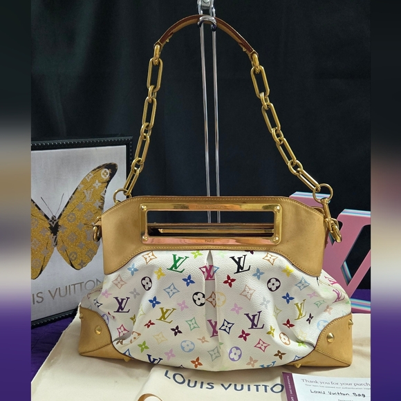 Louis Vuitton Handbags - Louis Vuitton Murakami Monogram Multicolor Judy Shoulder Bag
